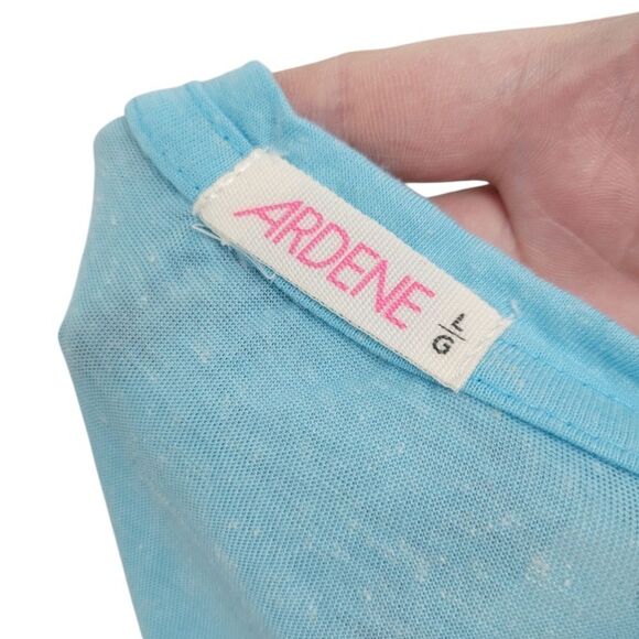 2/$20 Ardene Plain Baby Blue Top Blouse Size: Large - Picture 6 of 7
